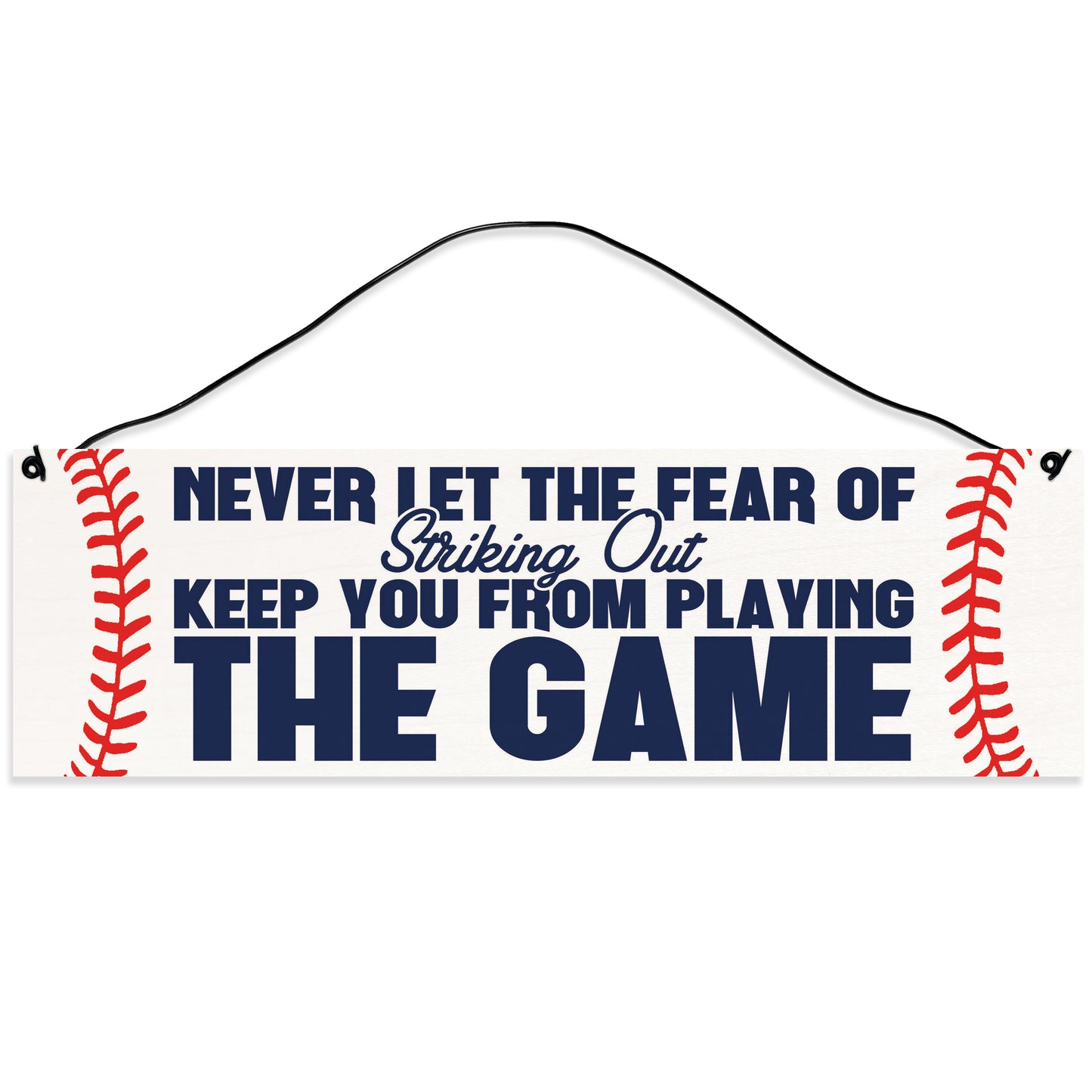 Fear of Striking Out. Baseball.
