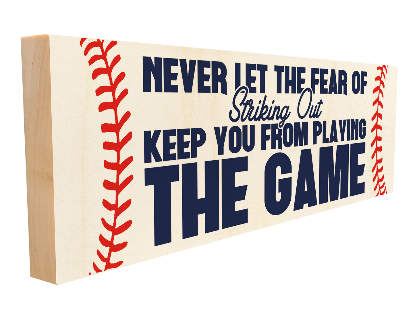 Fear of Striking Out. Baseball.