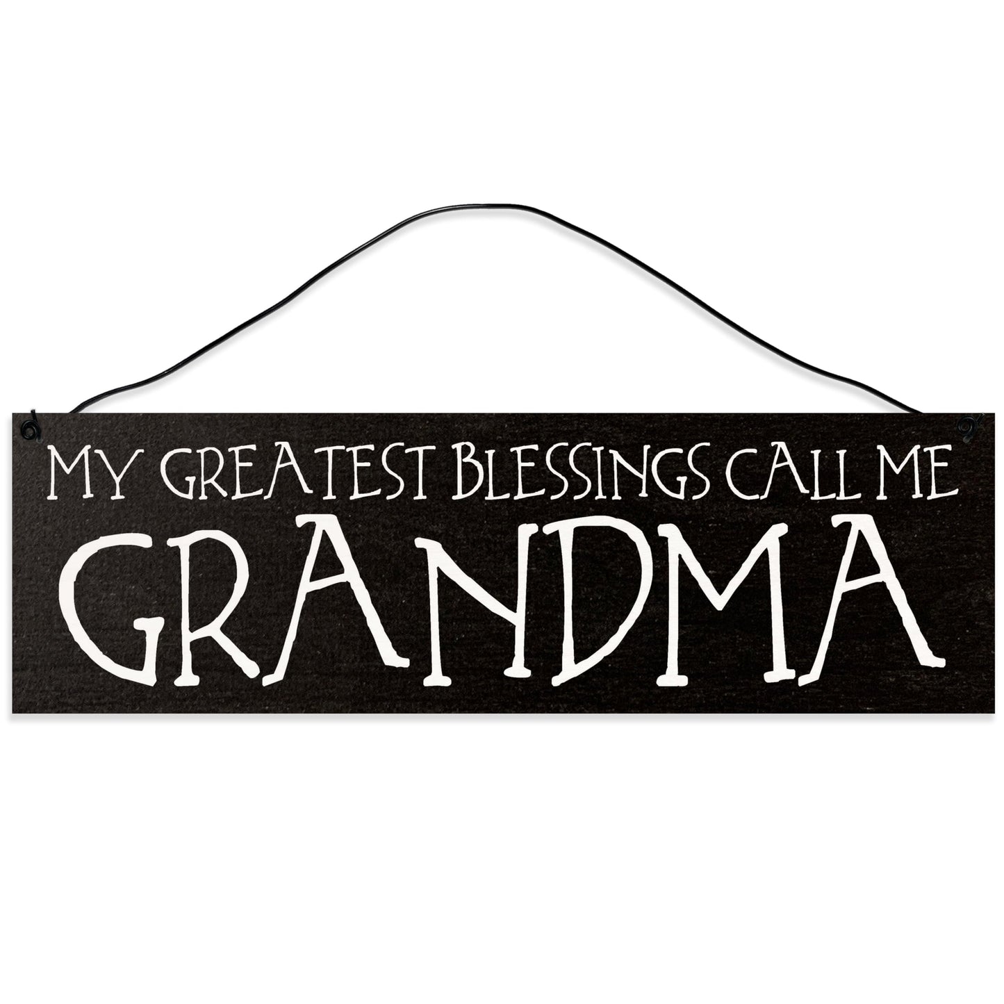 Grandma | Handmade | Wood Sign | Wire Hanger/Stand | UV Printed | Solid Maple