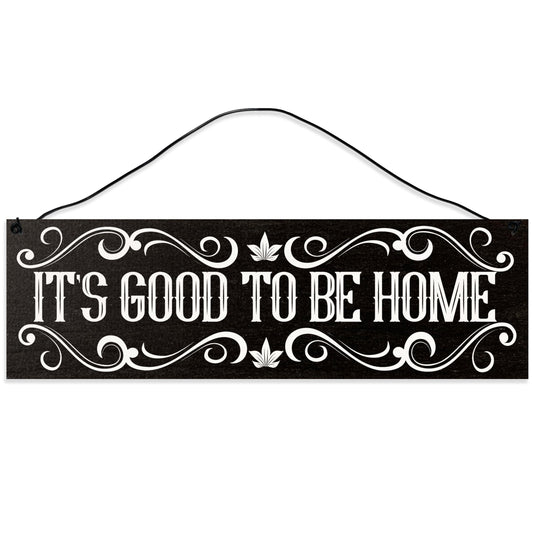 Good to Be Home | Handmade | Wood Sign | Wire Hanger/Stand | UV Printed | Solid Maple