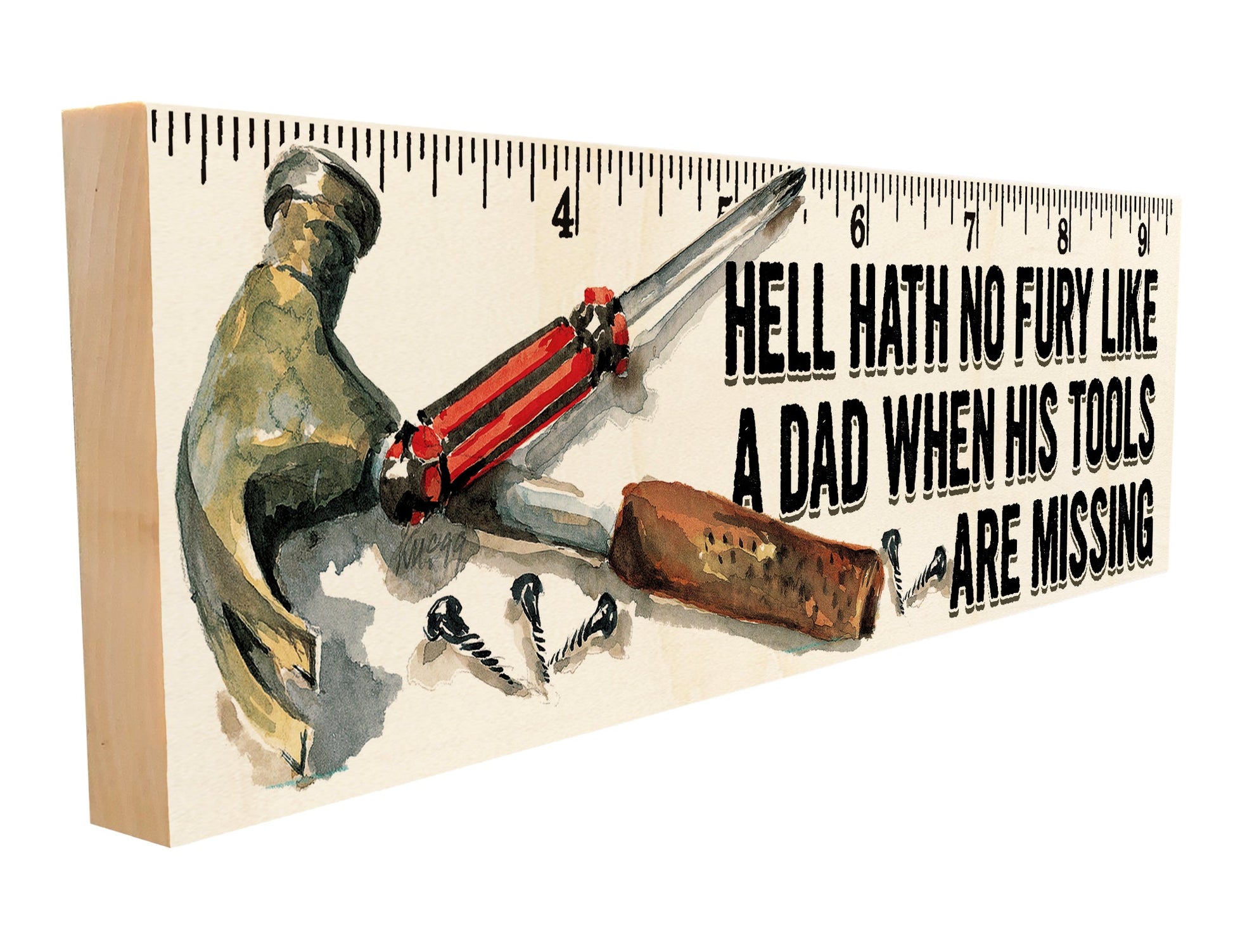 Hell Hath No Fury Like a Dad Whose Tools are Missing.