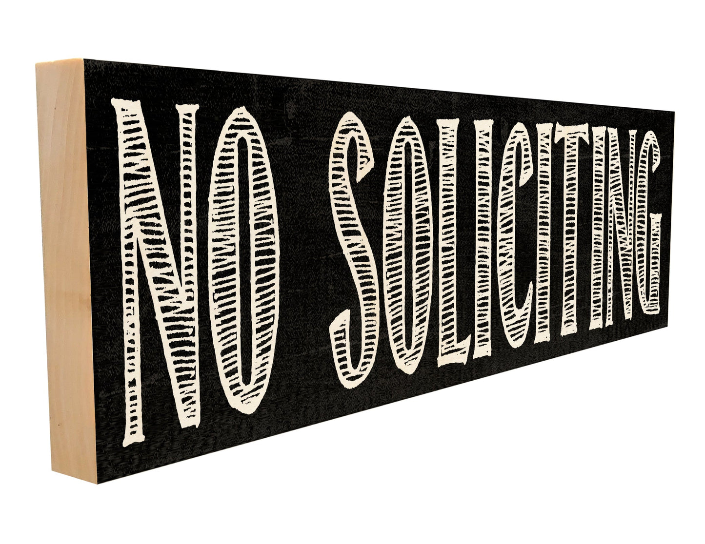 No Soliciting.